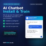 AI Chatbot Install & Train – done-for-you AI support agent setup and training for WordPress by Outview